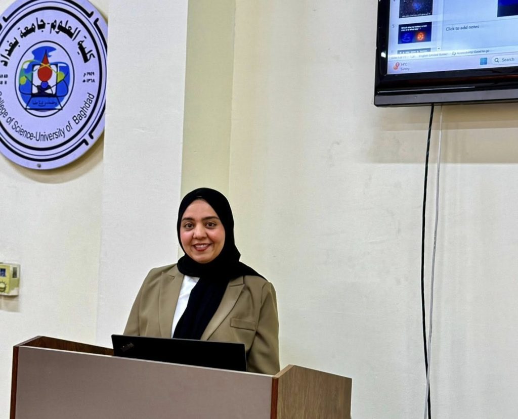 شعبة شؤون الطلبة في كلية العلوم تُنظِّم مُحاضرة علمية حول دورة حياة النجوم وتطورها في الكون